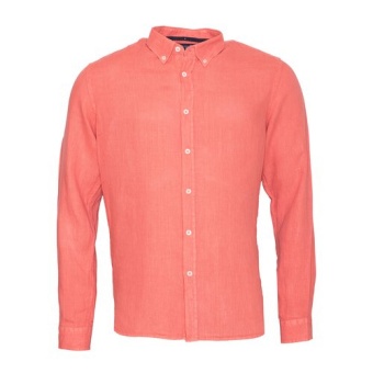 Linston Linen Shirt Coral